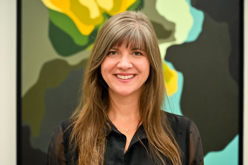 Caroline Maddox smiling at the camera