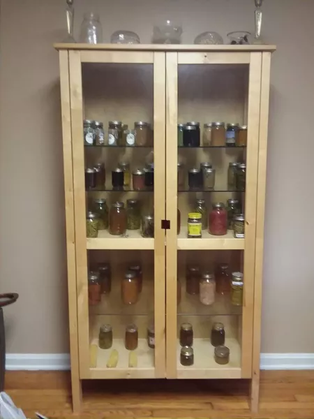 Home-canned items on display at Laurel County African American Heritage Center
