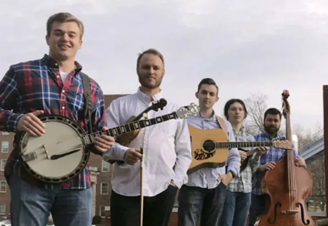 Brandon on bass with The Ramblers