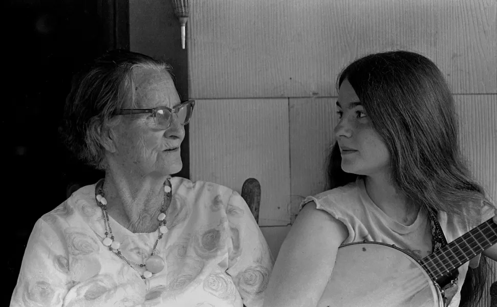 Sheila Kay Adams and her "gran"