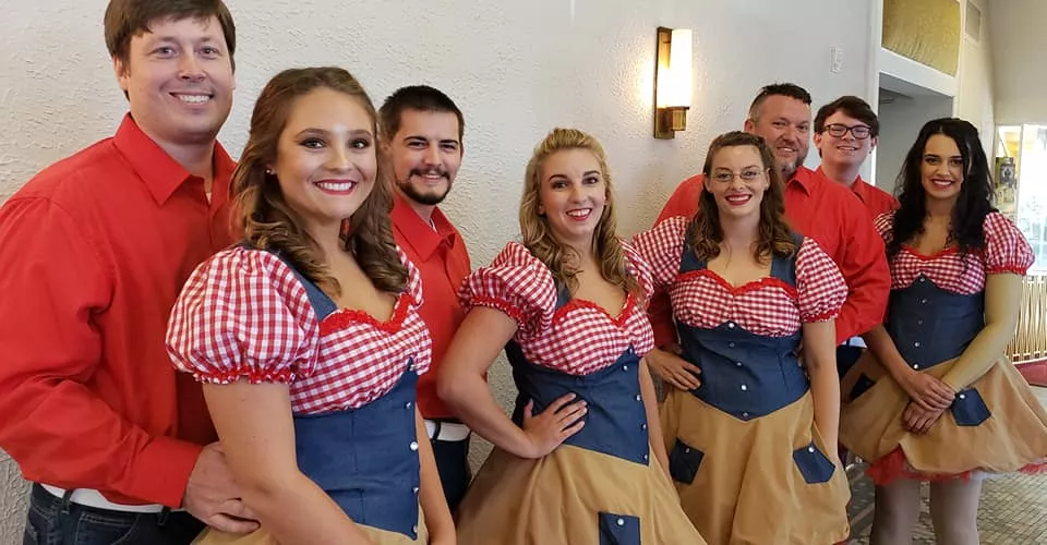 Ian Kirkpatrick with the Bailey Mountain Cloggers