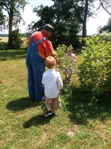 Yvonne Harbin’s father and mentor with his great-great grandsons