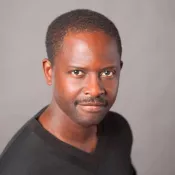 A man looking into the camera