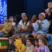 Crowd cheering