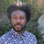 A man looking into the camera