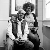 Photo of the artists by Adrienne Battistella