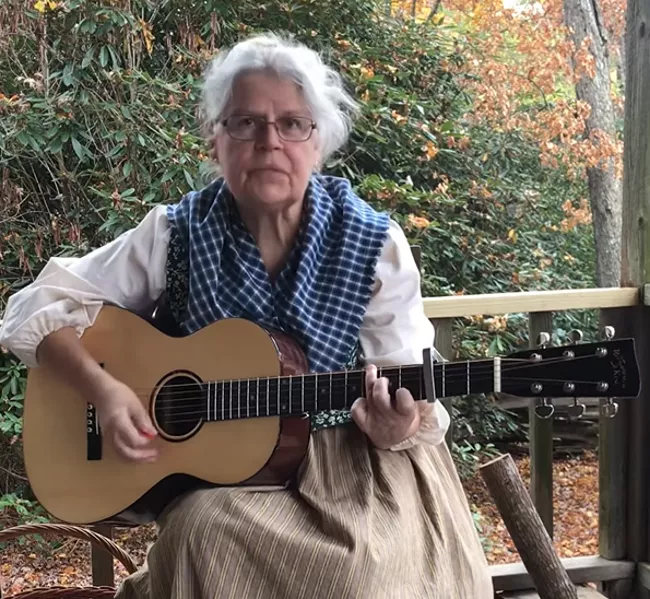 Mary Greene (on guitar) sings “Are You Tired of Me, My Darling”