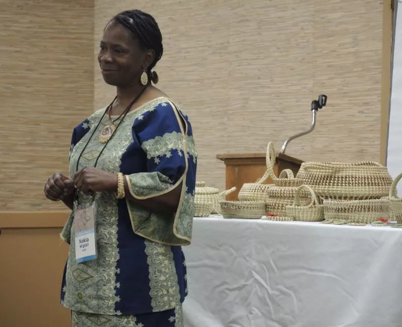 Nikia Wigfall, Gullah basketmaker