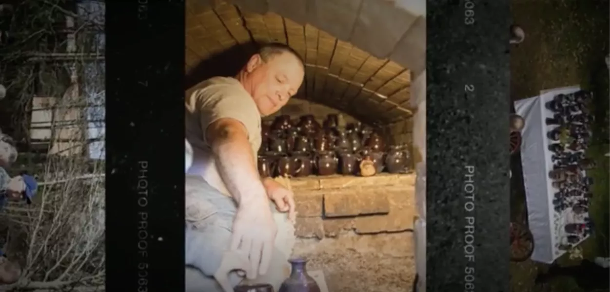 Unloading a kiln