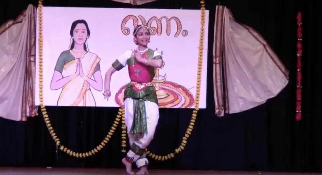 Murthy performing onstage