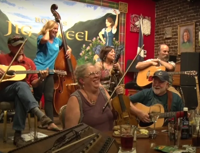 Sarah Pirkle at an Old Time Jam Session at Boyd's Jig & Reel, Knoxville, TN