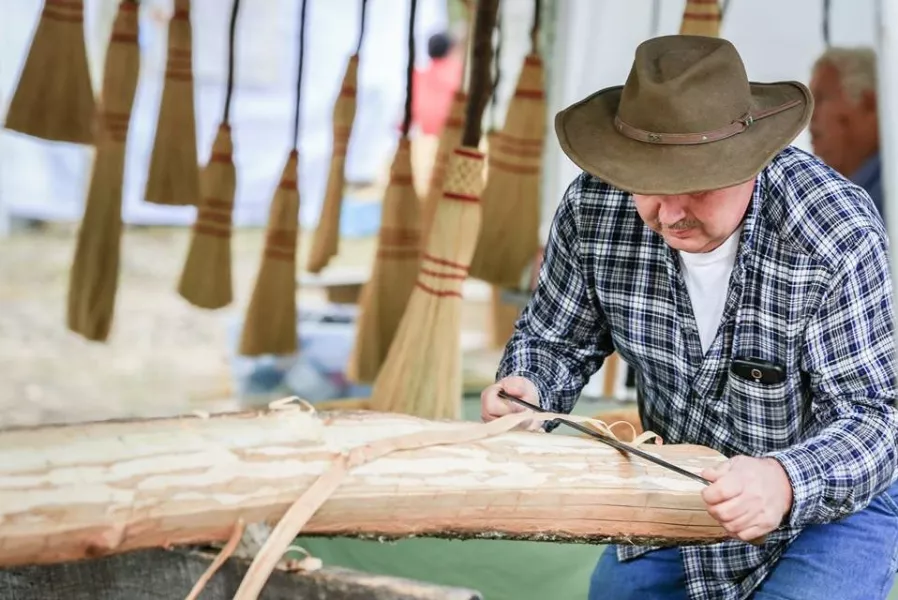 Newberry saws wood
