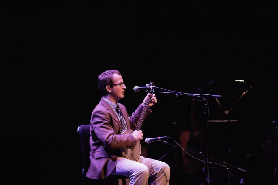 Jordan Hughett performs onstage