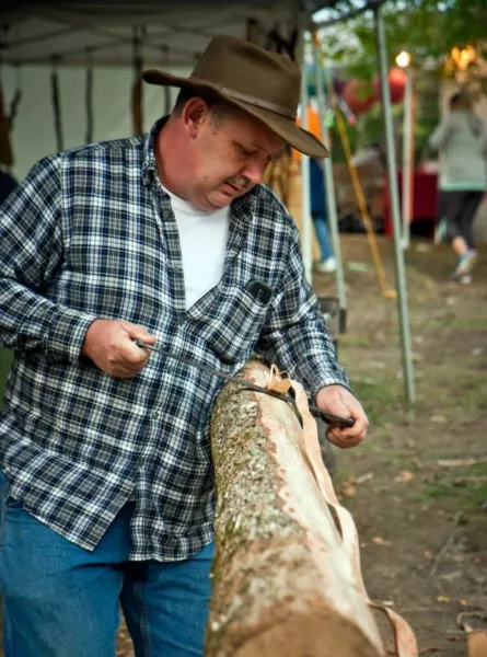 Newberry shaving hickory bark