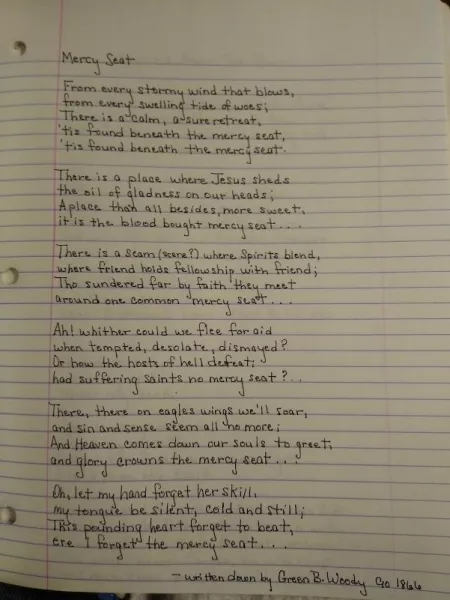 McMillon's handwritten notebook