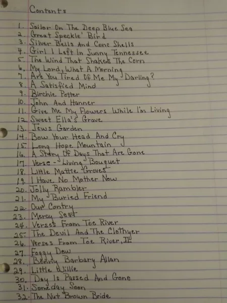 McMillon's handwritten notebook