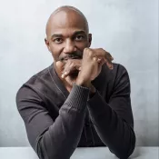 A man looking into the camera